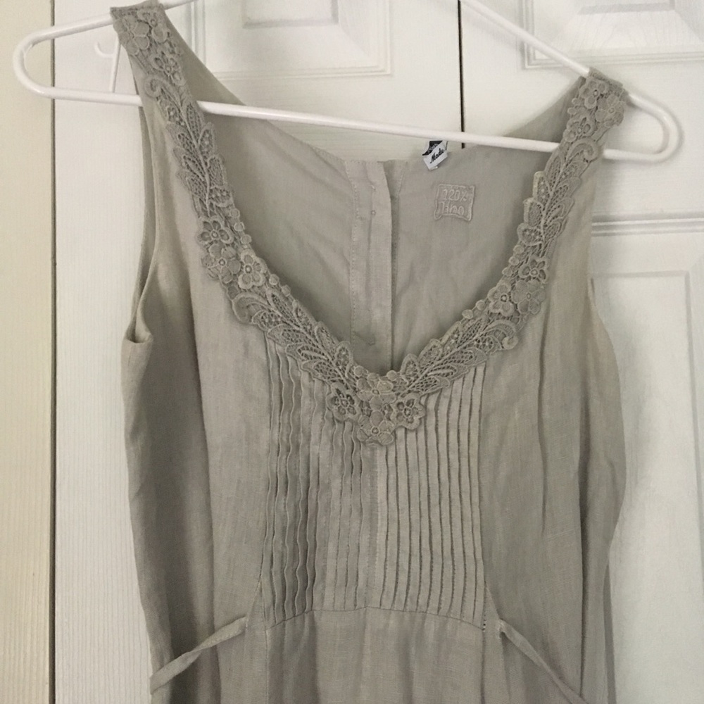 100% Linen dress, made in Italy